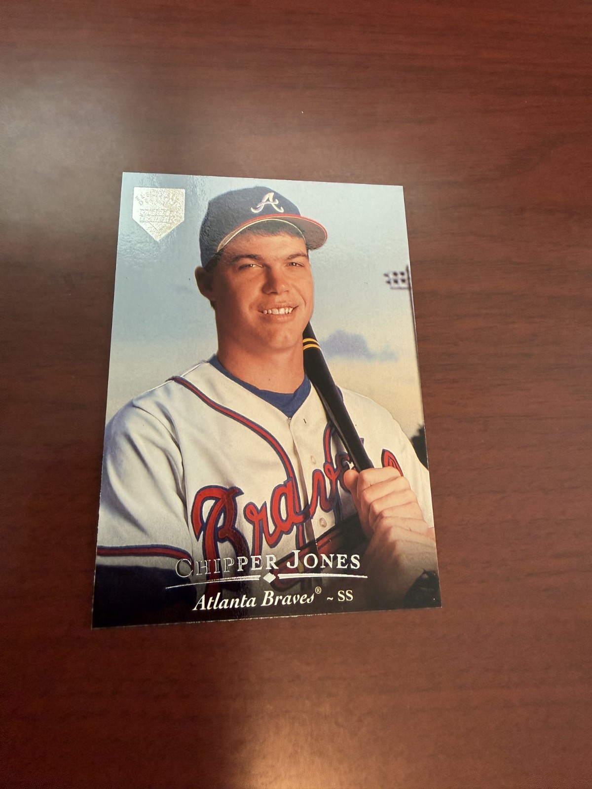 1995 Upper Deck Electric Diamond Silver #293 Chipper Jones HOF