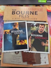 The Bourne Files: 3 Disc Collection DVD, 2007, 3-Disc Set USED