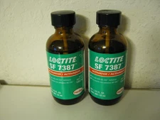 TWO {2} LOCTITE -1.75 FL OZ BOTTLE SF 7387 ACTIVATOR-FREE SHIP-BIN 3