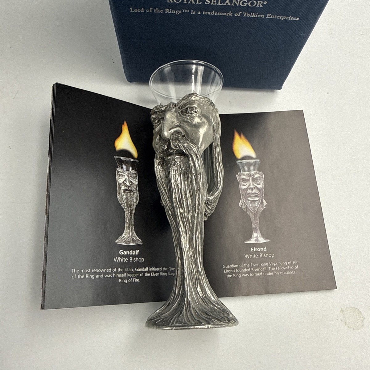 Royal Selangor Lord of the Rings Gandalf Pewter Shot Glass NIB