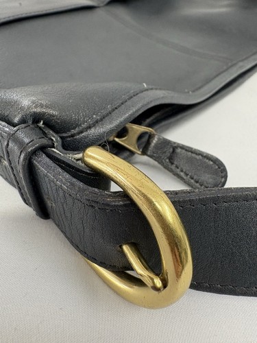 Coach Vintage Navy Leather Soho Rivington 4141 Shoulder/Hobo Bag Made in USA - 第 15/19 張圖片