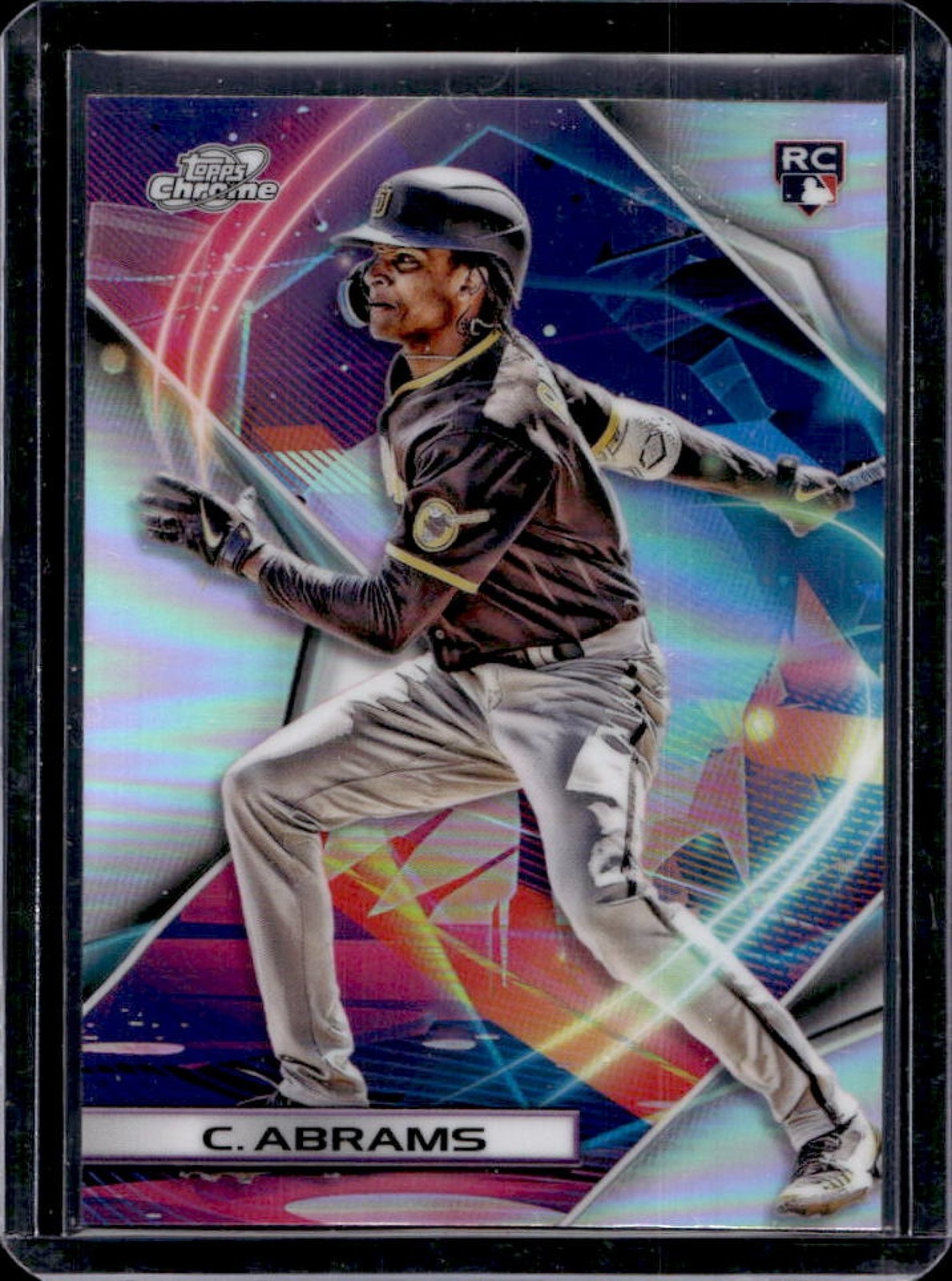 2022 Topps Cosmic Chrome CJ Abrams RC Refractor Rookie #133 Padres