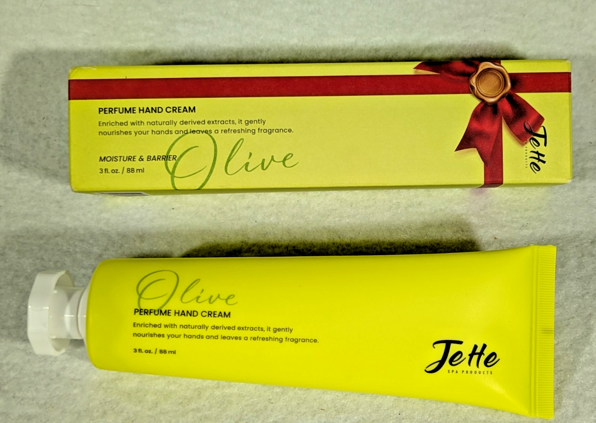 Jehe Jette Perfume Hand Cream OLIVE 3oz NIB Pamper Yourself! | eBay