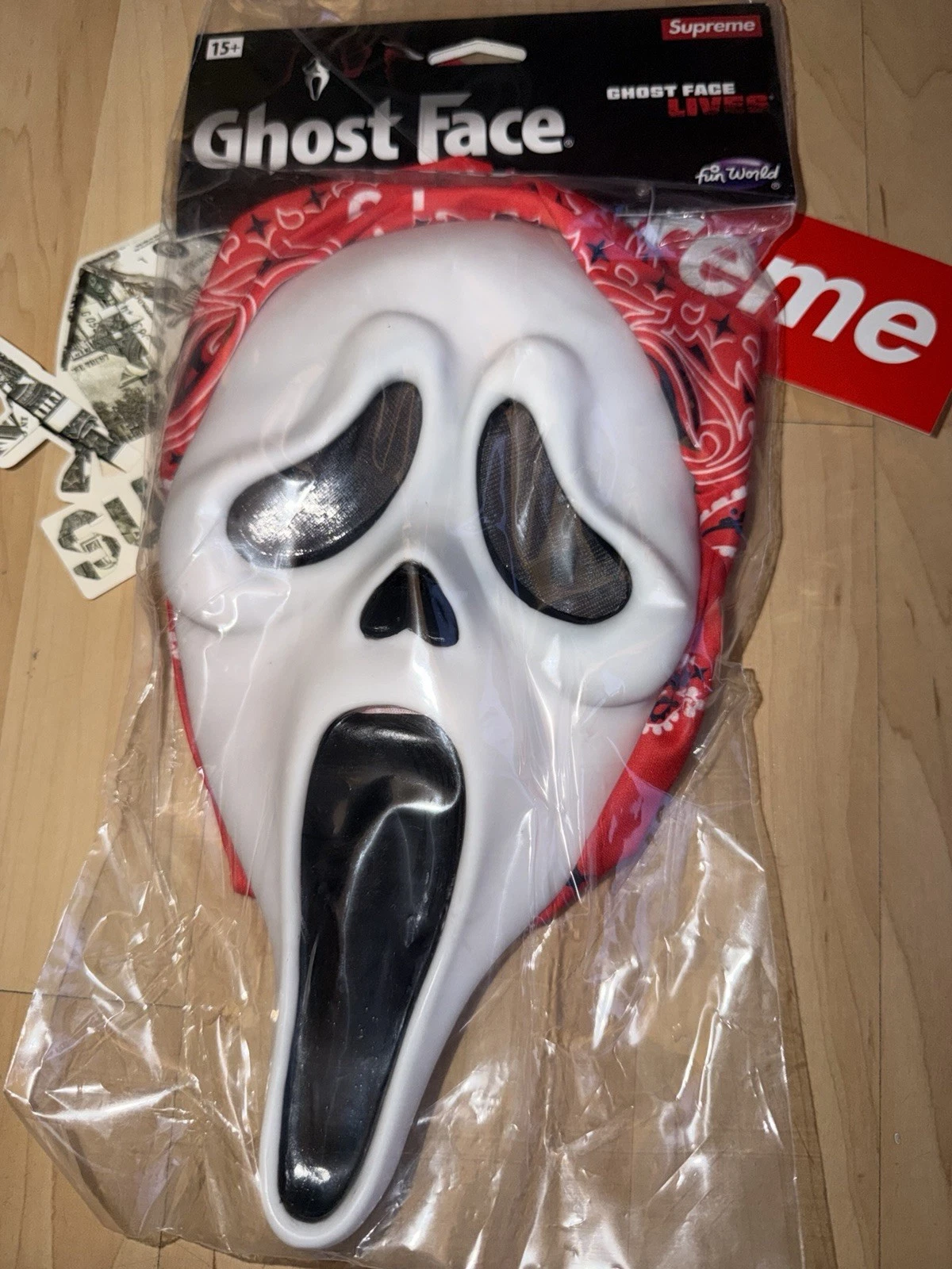 Supreme SS26 Ghost Face Mask (RED)