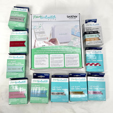 Brother P-touch Embellish Elite Printer Bundle PT-P715eBT NEW + 10 Tapes Ribbons