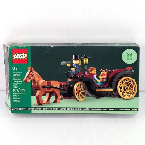 LEGO 40603 Wintertime Carriage Ride (Retired) - NEW OPEN BOX