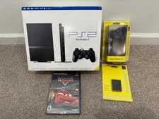 Sony PS2 Slim Factory Sealed System + Controller + Memory Card + Game NEW Bundle