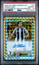 2024-25 Topps Chrome UCC Future Stars Autographs #KY Kenan Yildiz /50 PSA 10