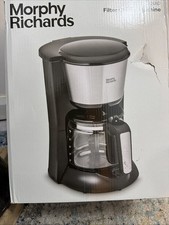 Morphy Richards 162501 Equip Filter Coffee Machine Black/Brushed Steel