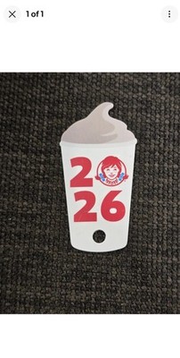 BOGO. 2026 WENDY'S JR FREE FROSTY KEY TAG WITH ANY PURCHASE SUPPORTS GREAT CAUSE