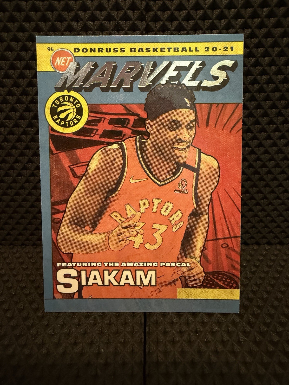 Panini Donruss 2020-21 Net Marvels Insert Pascal Siakam #3 Toronto Raptors