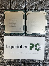 Matched pair Intel Xeon E5-2667 V4 SR2P5 3.2GHz 8-CORE 25MB 135W CPU TESTED