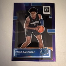 2022-23 Panini Donruss Optic Rated Rookie Purple Paolo Banchero #221 Orlando Ma…