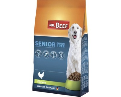 Hundefutter trocken MR.BEEF Premium Senior Geflügel 4 kg