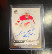 Upper Deck 2024-25 SP Authentic Curated Signatures SPC-MW Weegar /299