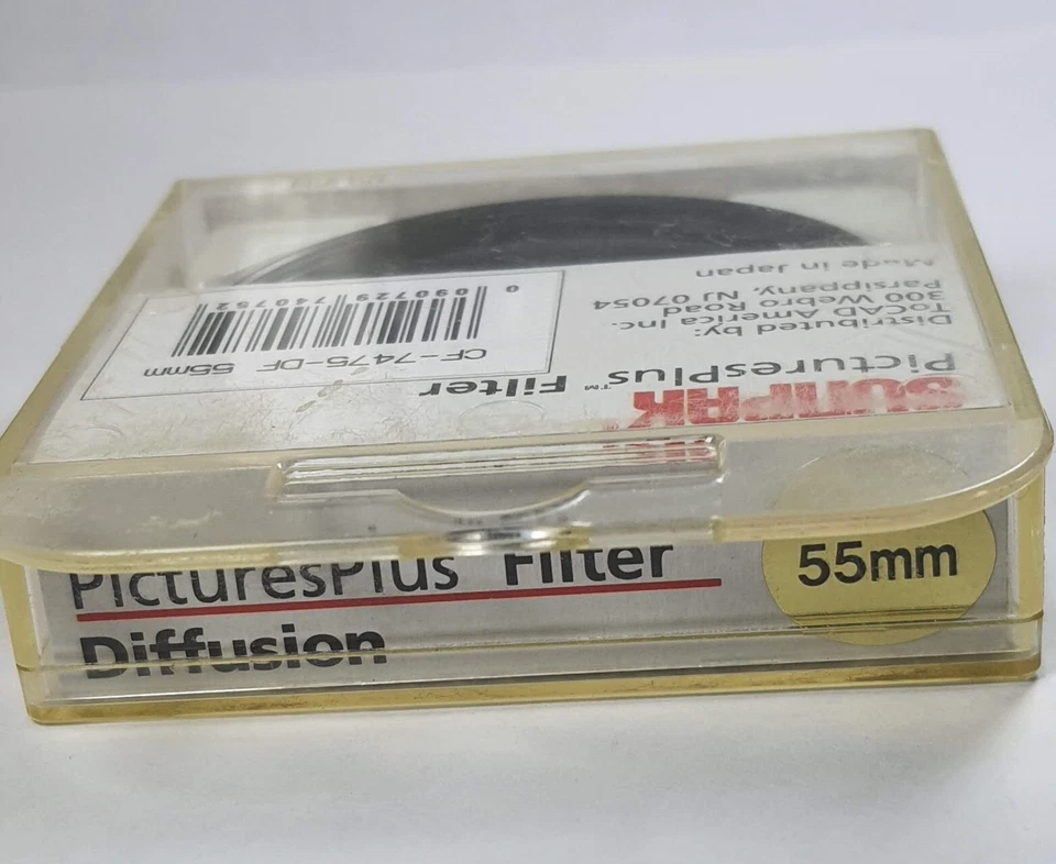 55mm Diffuser Glass Lens Filter 55 mm Diffused Soft Softer Look Diffusion Sunpak - Image 2 of 4