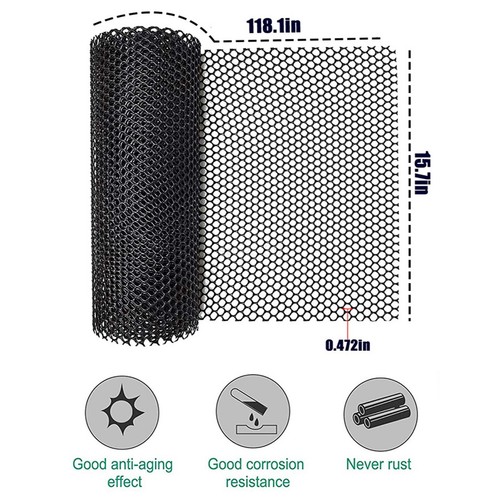 Plastic Chicken Wire Fence Mesh Hexagonal Fencing Wire for Gardening 300*40cm AU - Picture 3 of 17