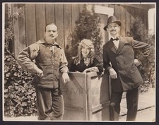 1921 Douglas Fairbanks & Mary Pickford, Three Musketeers Behind the Scenes Photo