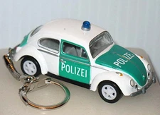 1966 VOLKSWAGEN POLIZEI POLICE BEETLE CUSTOM KEY CHAIN WE SHIP WORLDWIDE!