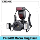 Yongnuo YN24EX E-TTL Twin Lite Macro Flash Speedlite for Canon Camera Flash Head