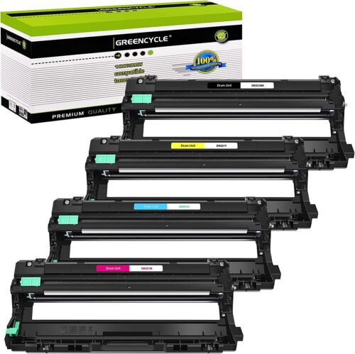 4PK DR221CL DR-221 Color Drum Unit Compatible with Brother MFC-9130CW HL-3140CW