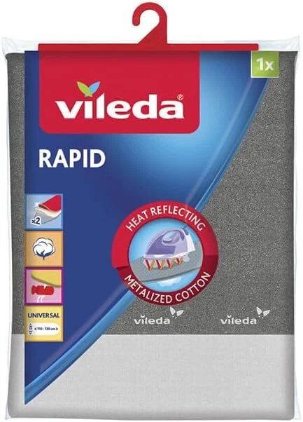 Vileda Express Rapid Bügelbrettbezug für Dampfbügelstation, metallisierte und - Bild 2 von 3