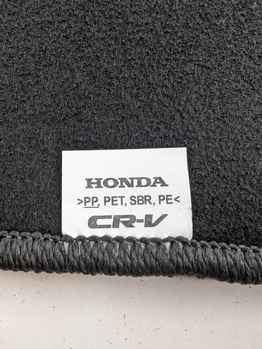 Honda OEM Genuine Floor Mat 3 Pc Set Color Black Code NH167L 83600-T0G-A020-M1 - Picture 6 of 12