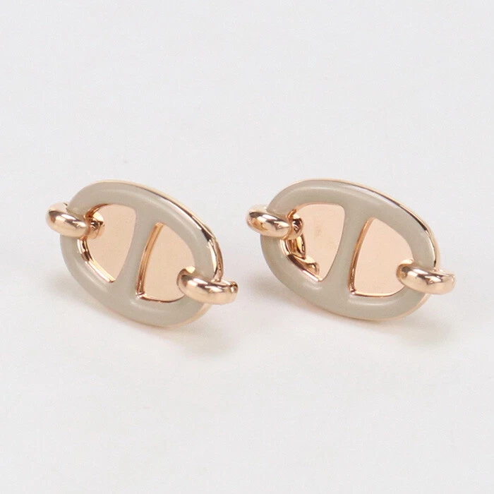 HERMÈS HERMES Pierce Mini Mayon Pierce Placcato Oro Rosa Metallo Laccato Donna