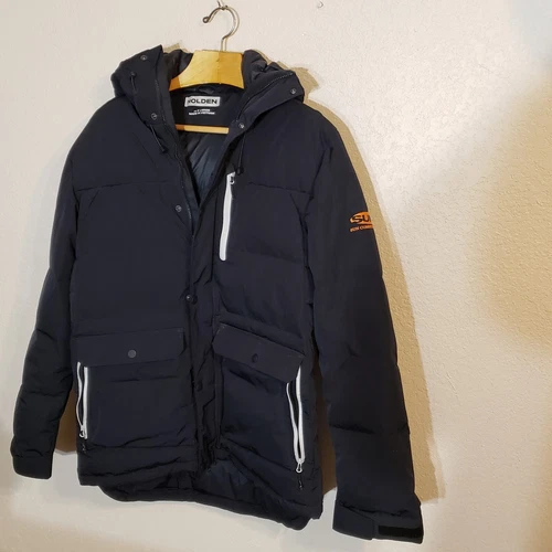 Holden Mens XL Insulated Parka Waterproof Winter Jacket Black - product listing photo