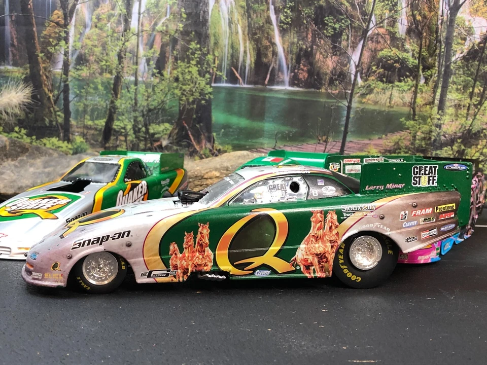 1:24 Diecast Action TONY PEDREGON X-MEN CASTROL QUAKER STATE Funny Car + Bodies - Image 2 of 4