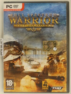 Full Spectrum Warriors TEN Hammers PC Computer DVD-ROM - Nuovo Sigillato