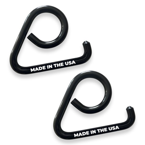Resistance Band Bar Collar Hooks, Use with Any 2" Olympic Bar, USA MADE - Picture 2 of 9