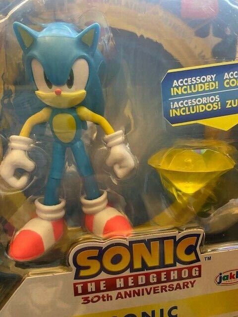 Sonic The Hedgehog NEON TAILS Super Ring 30th Anniversary Jakks 4