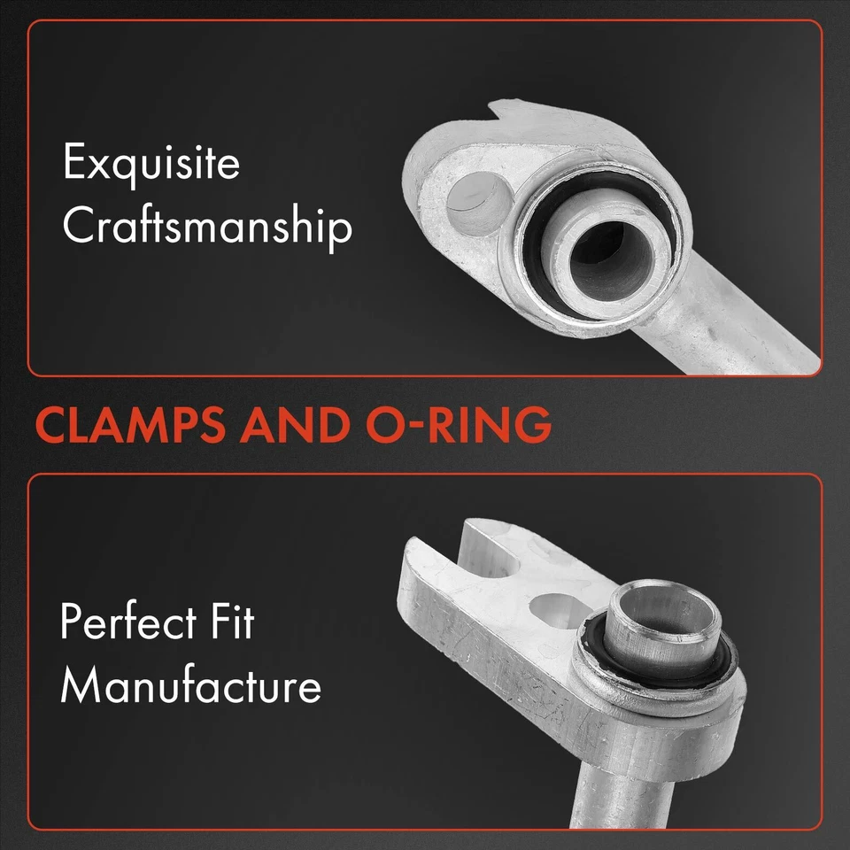 Manguera de línea de succión de aire acondicionado para Jeep Commander 2006-2007 Grand Cherokee 2005-2008 3,7 L Foto 3 de 4