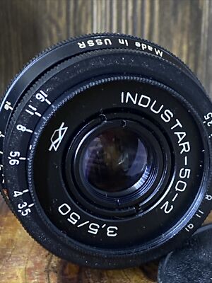 Industar 50-2 50mm f3,5 Russian Bokeh portrait Lens DSLR M42 Mount