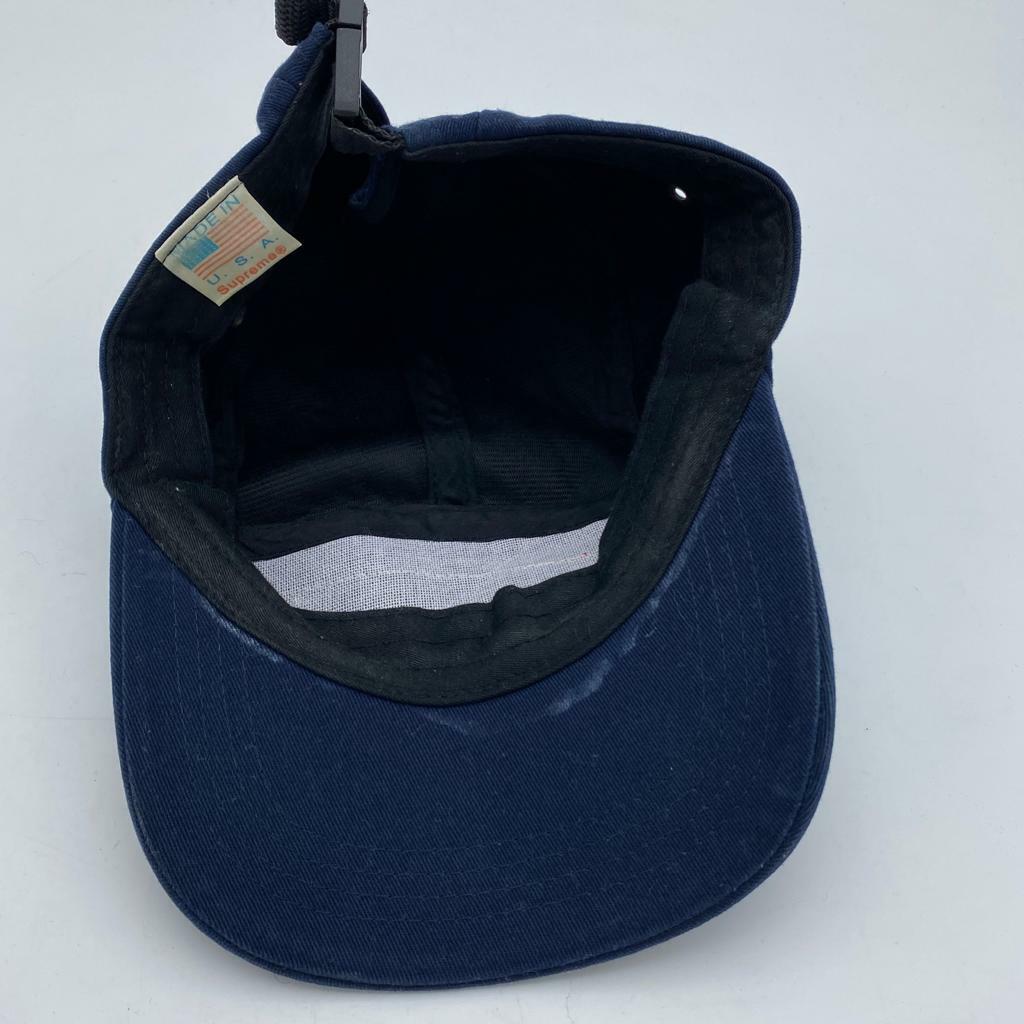Supreme Logo Camp Navy Cap/Hat Snapback | eBay