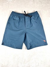 Salt Life SLX-QD Aqua Swim Trunks Youth Boys L 14-16 Gray NWT