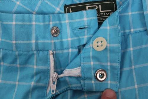 Lauren Ralph Lauren Active 14 Blue Check Shorts 12" Inseam - Picture 8 of 8
