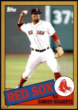 Xander Bogaerts 2020 Topps 1985 35th Anniversary 5x7 Gold #85-20 8/10 Red Sox