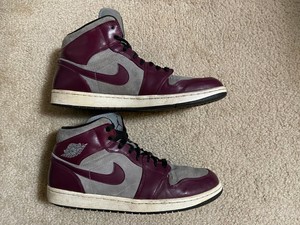 jordan mid 1 bordeaux