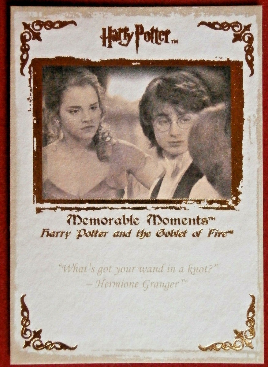 HARRY POTTER MEMORABLE MOMENTS #1 Card #66 WHAT GOT YOUR