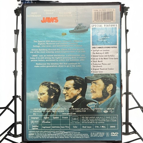 Jaws (DVD, 2000, Anniversary Collectors Edition) - Picture 2 of 4
