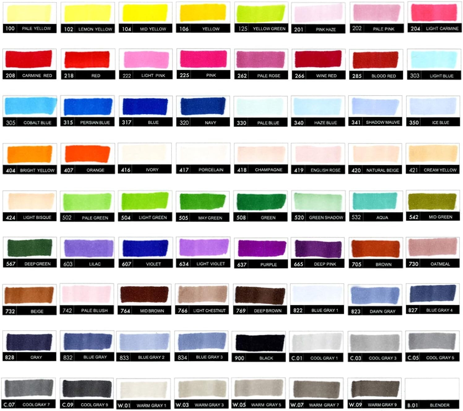 KURECOLOR ZIG Twin ws KC-3000N 72V Kuretake Twin Marker Pens 72 set Kuretake