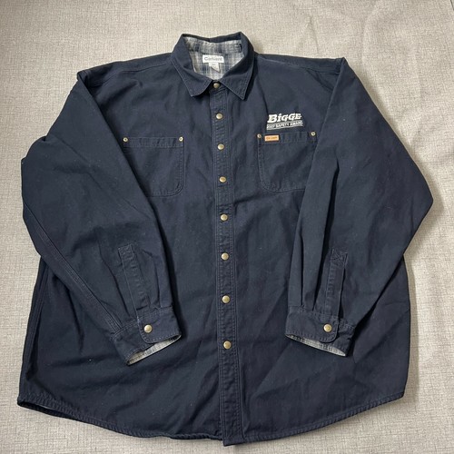 Carhartt Mens 3XLT Snap Button Plaid 