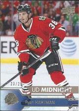 2016-17 Upper Deck Series 2 RYAN HARTMAN #295 Midnight 23/25 Spring Expo 2017