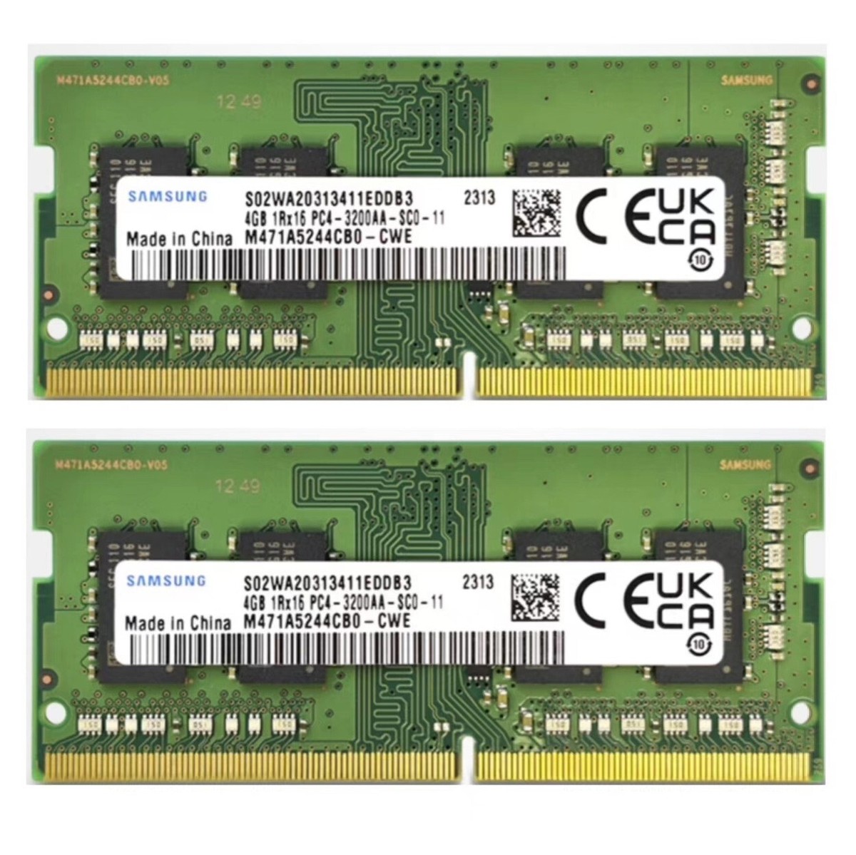 Samsung 8GB (2X4GB) DDR4 3200MHz PC4-25600 SODIMM Memory Ram