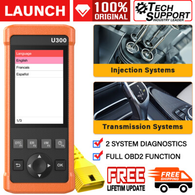 LAUNCH OBD2 Scanner Engine Fault  Transmission Code Reader Car Diagnostic Tool