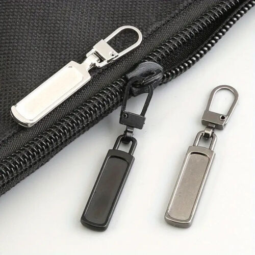 Metall Zip Slide Puller Instant Clip On Ersatz für defekten Zip Kopf - Bild 2 von 10