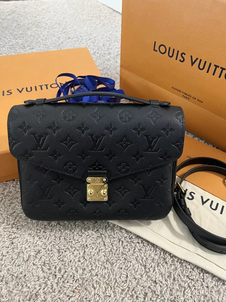 louis vuitton empreinte pochette metis black