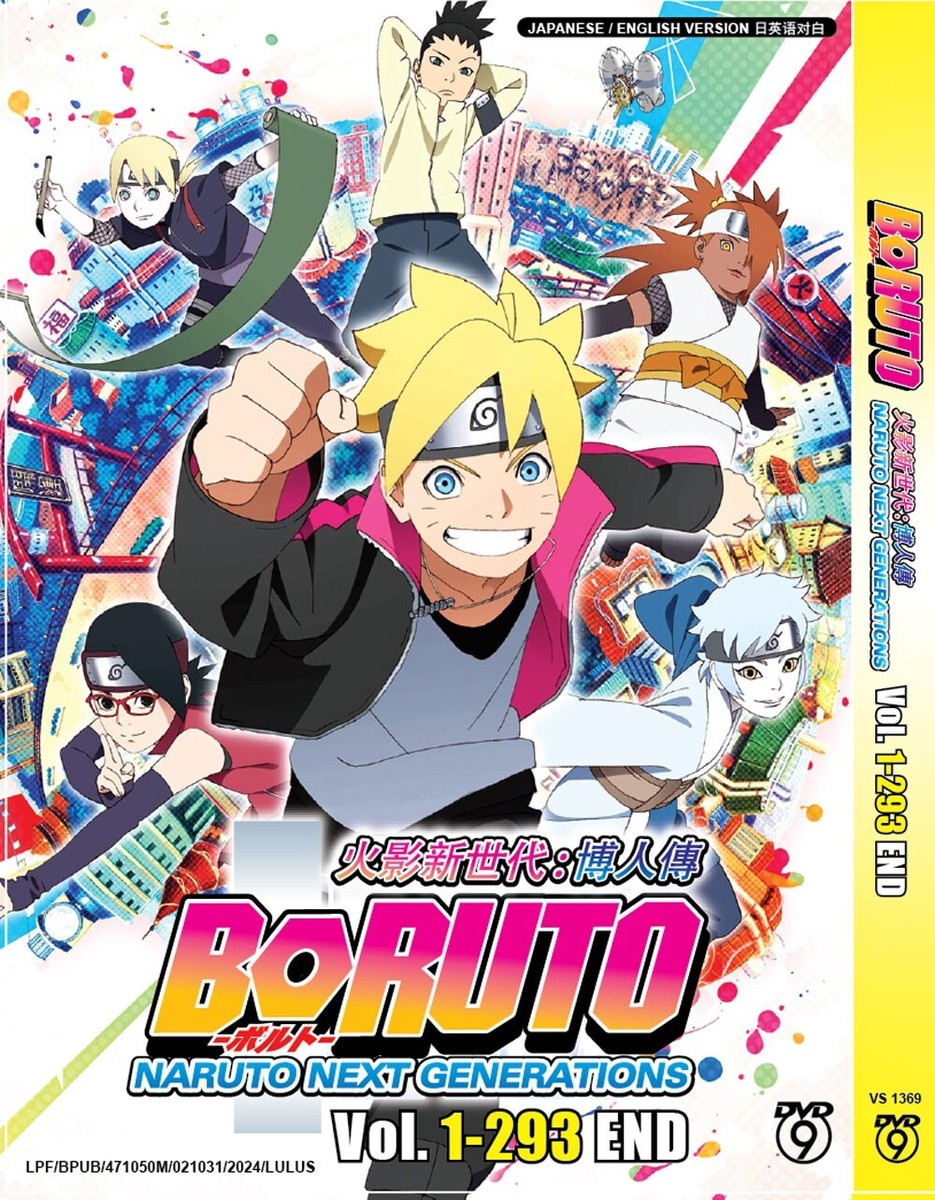 ANIME DVD BORUTO: NARUTO NEXT GENERATIONS VOL.1-293 END ENGLISH